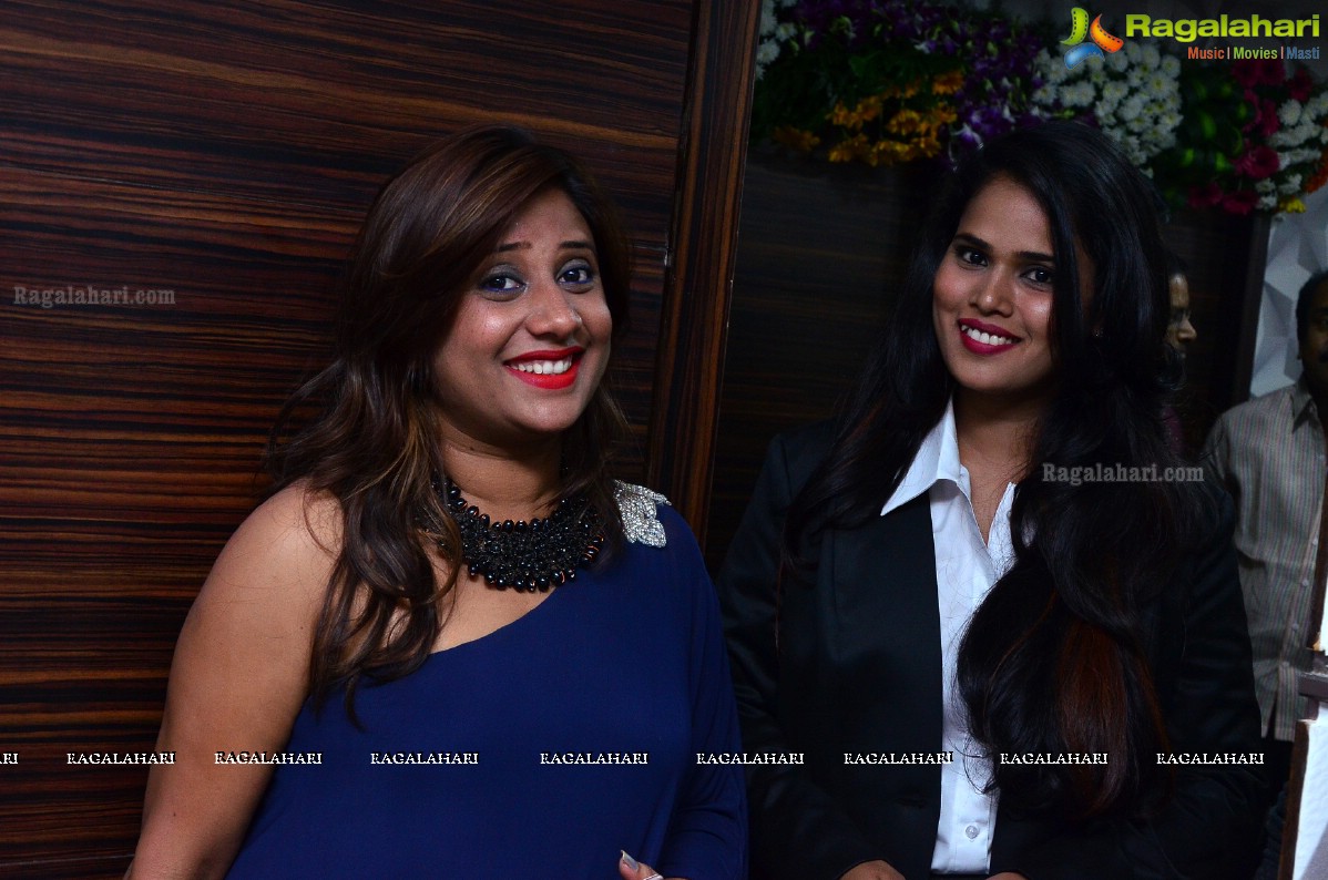 Anisha Ambrose and Sumanth Ashwin lauches F Saloon at Punjab Grill Building, Near Jubilee Hills Checkpost, Hyderabad
