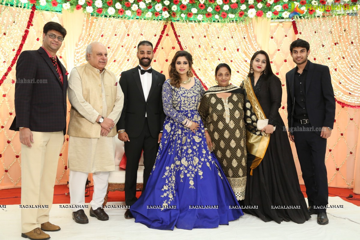 Grand Reception of Gurinder and Harleen at Ashiana Banquets, Road #1, Banjara Hills, Hyderabad