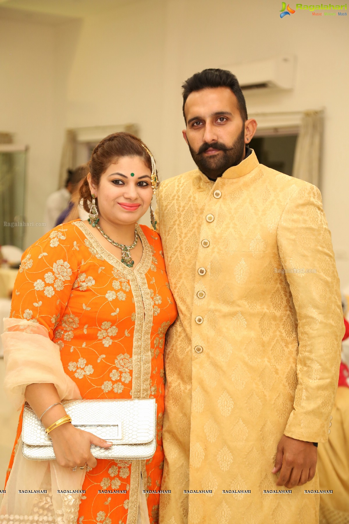 Grand Reception of Gurinder and Harleen at Ashiana Banquets, Road #1, Banjara Hills, Hyderabad