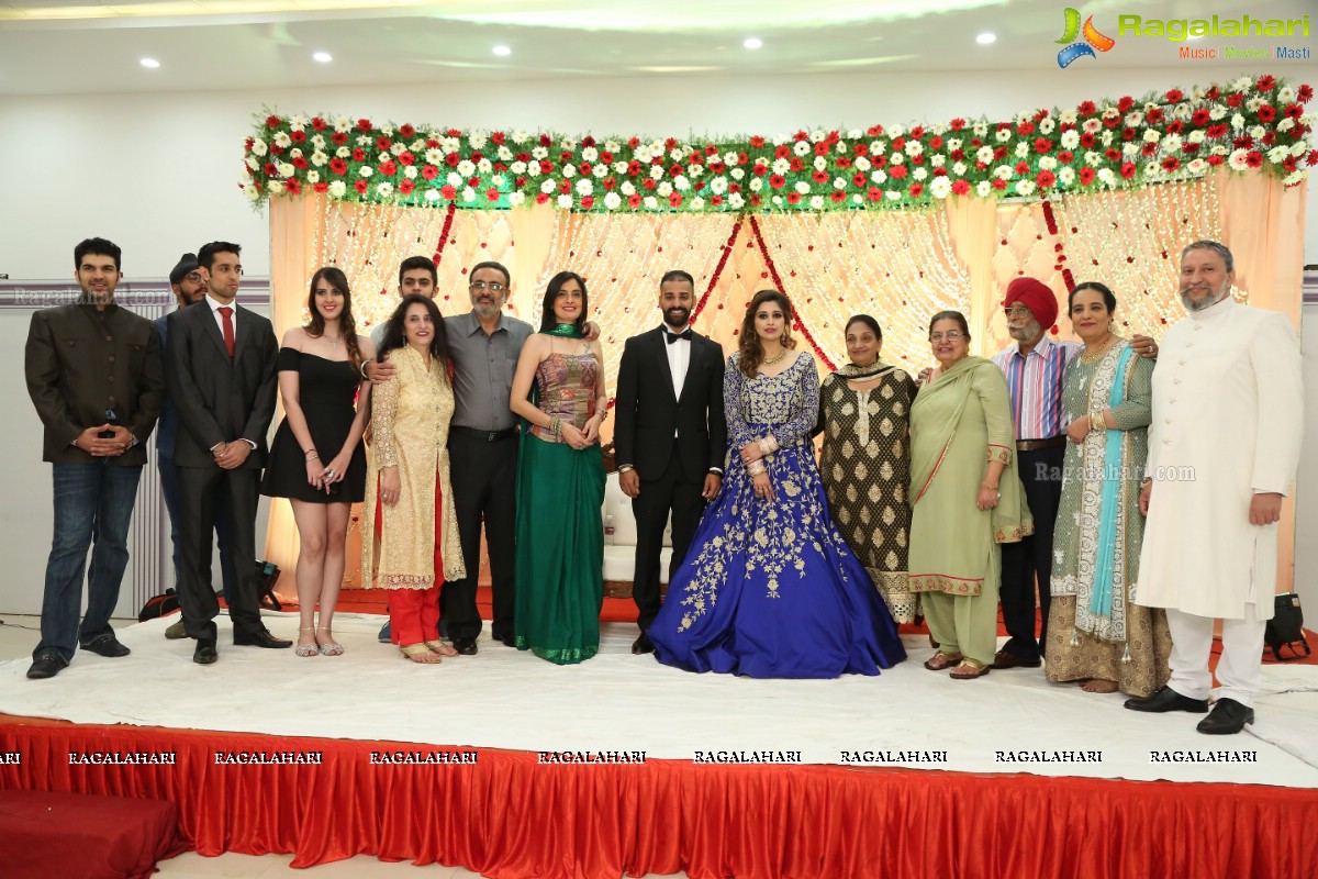 Grand Reception of Gurinder and Harleen at Ashiana Banquets, Road #1, Banjara Hills, Hyderabad