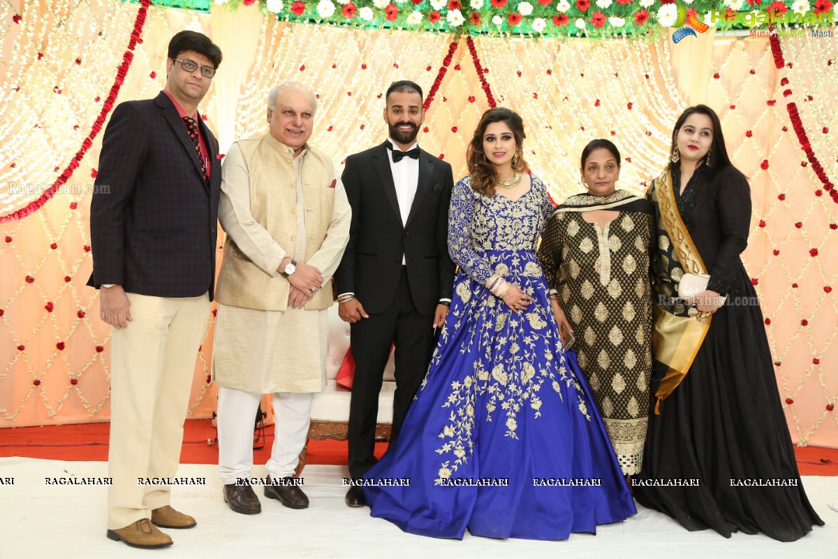 Grand Reception of Gurinder and Harleen at Ashiana Banquets, Road #1, Banjara Hills, Hyderabad