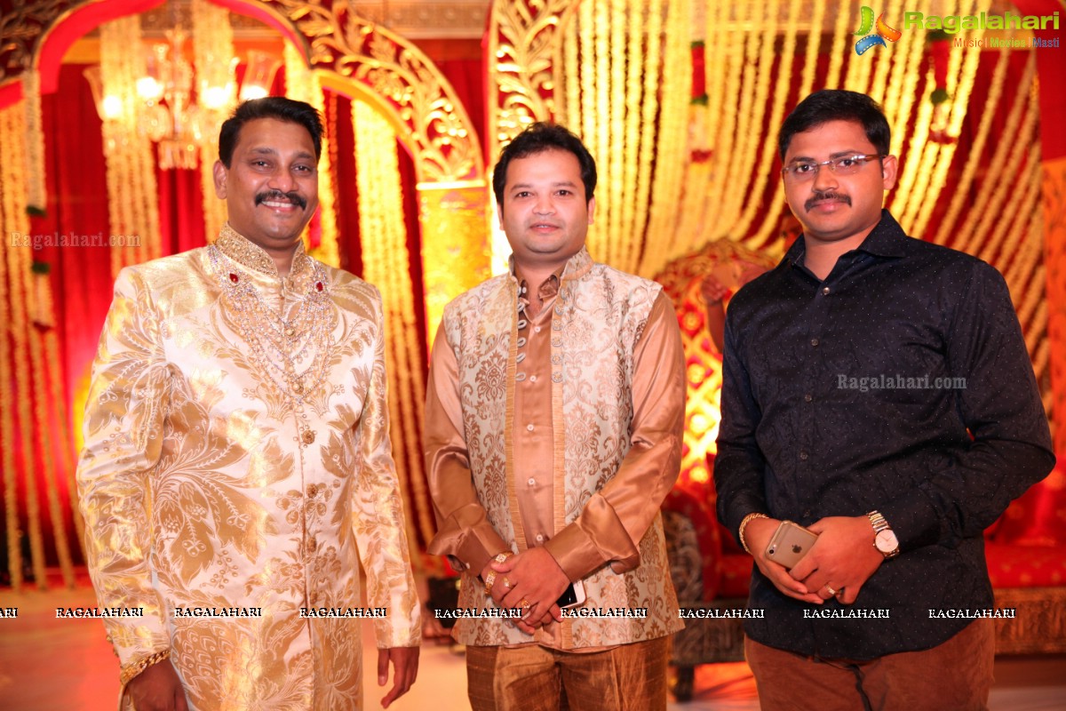 Kalamandir CMD Prasad Chalavadi Elder Daughter Hanisha Grand Wedding at HICC, Novotel