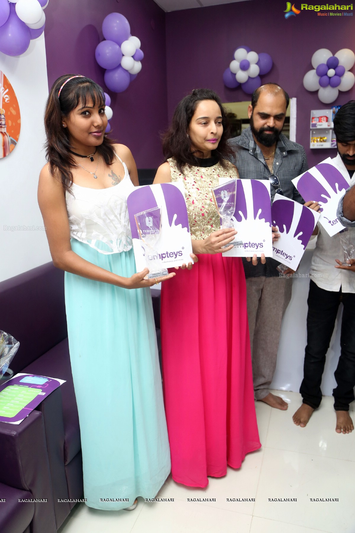 Hema Pop Launches Tempteys Milkshakes in Hyderabad