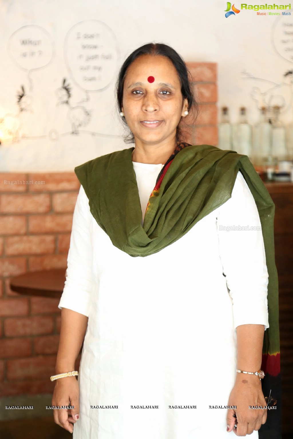 Ikebana Flower Arrangement Demonstration at Genuine Broaster, Hyderabad