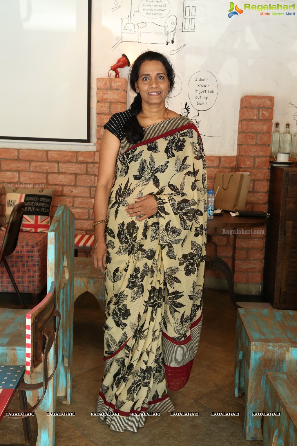 Ikebana Flower Arrangement Demonstration at Genuine Broaster, Hyderabad