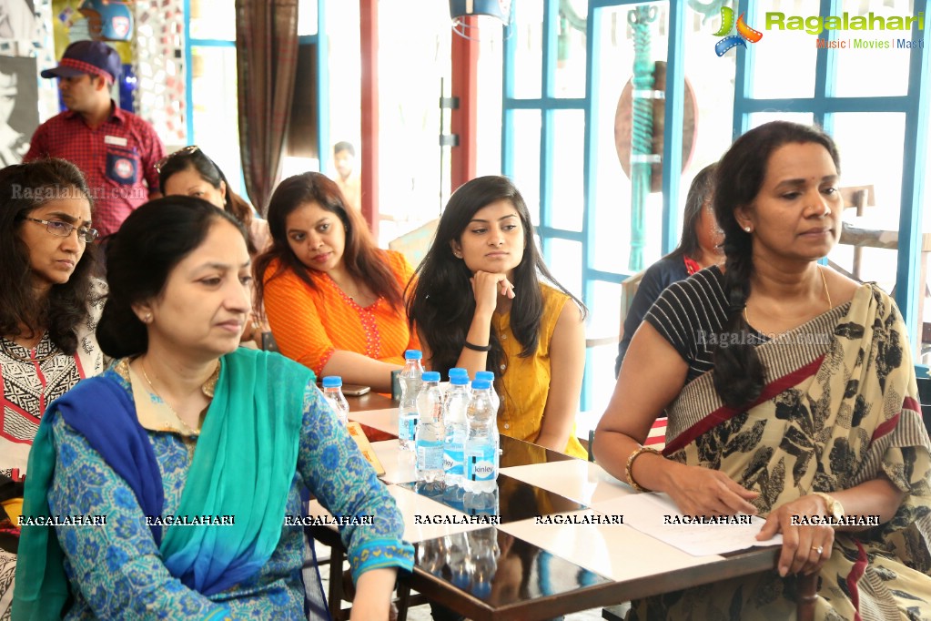 Ikebana Flower Arrangement Demonstration at Genuine Broaster, Hyderabad