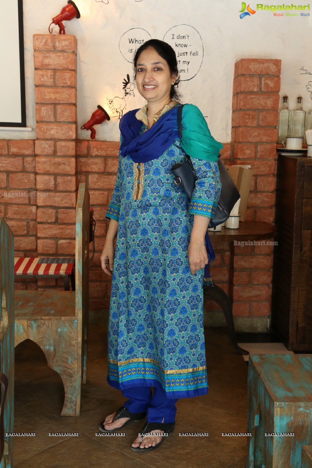 Ikebana Flower Arrangement Demonstration at Genuine Broaster, Hyderabad