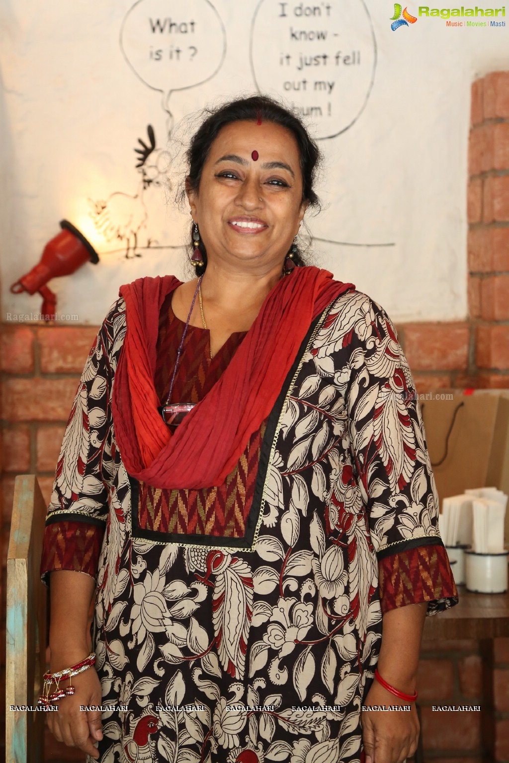 Ikebana Flower Arrangement Demonstration at Genuine Broaster, Hyderabad