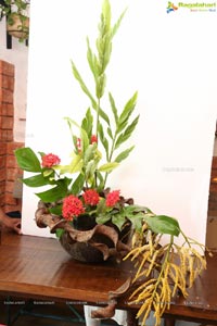 Ikebana Flower Arrangement Demonstration