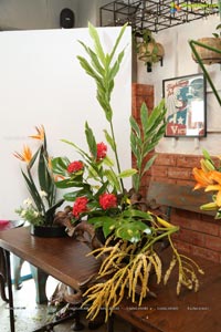 Ikebana Flower Arrangement Demonstration