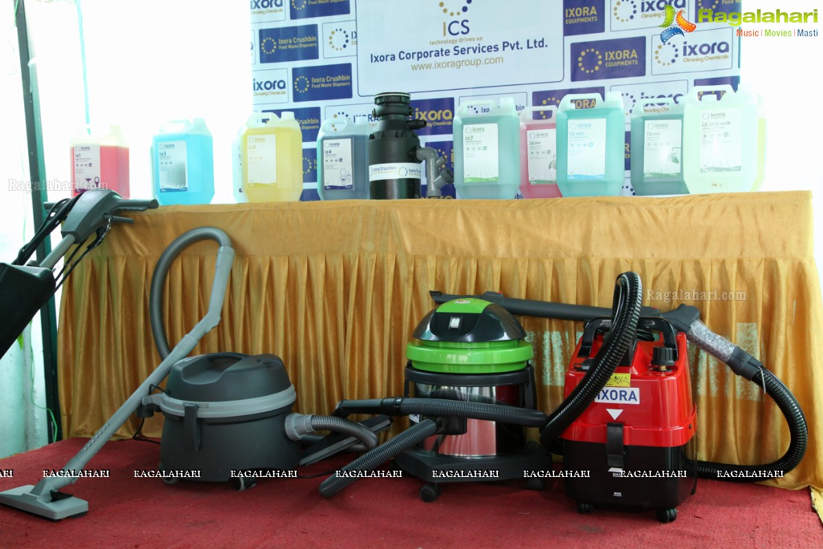 Grand unveiling of IXORA Crushbins, IXORA Chemicals, IXORA Equipments by ICS (IXORA Corporate Services)