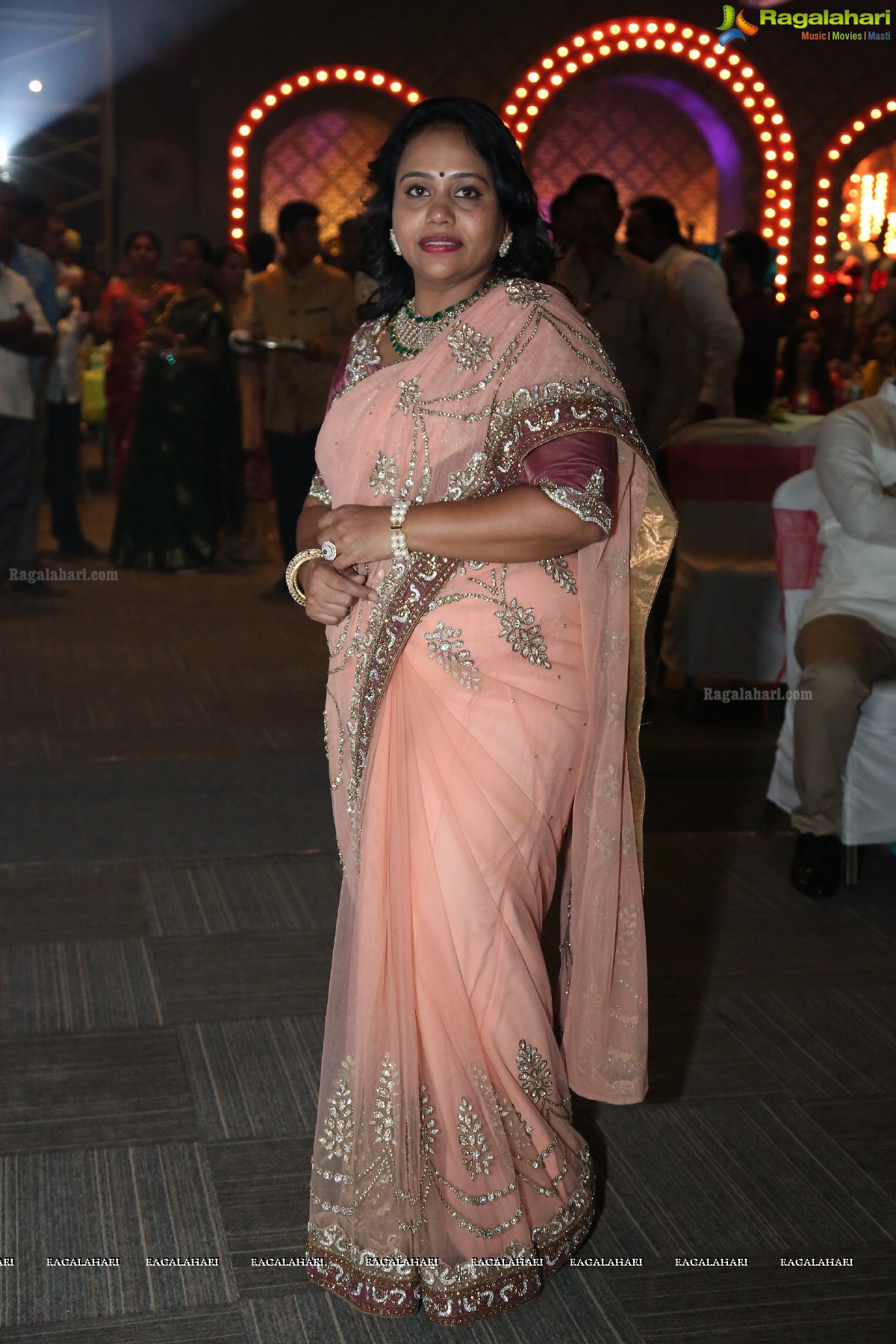 Kalamandir CMD Prasad Chalavadi Elder Daughter Grand Wedding Sangeet at JRC Convention