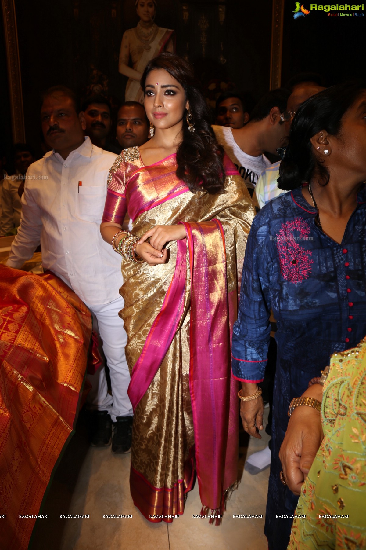 Shriya inaugurats Kancheepuram VRK Silks at Himayat Nagar