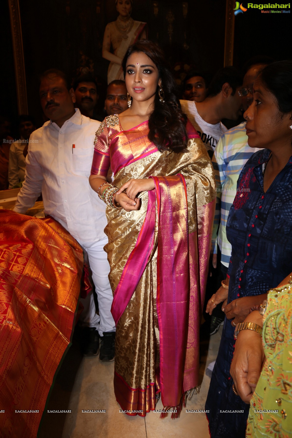 Shriya inaugurats Kancheepuram VRK Silks at Himayat Nagar