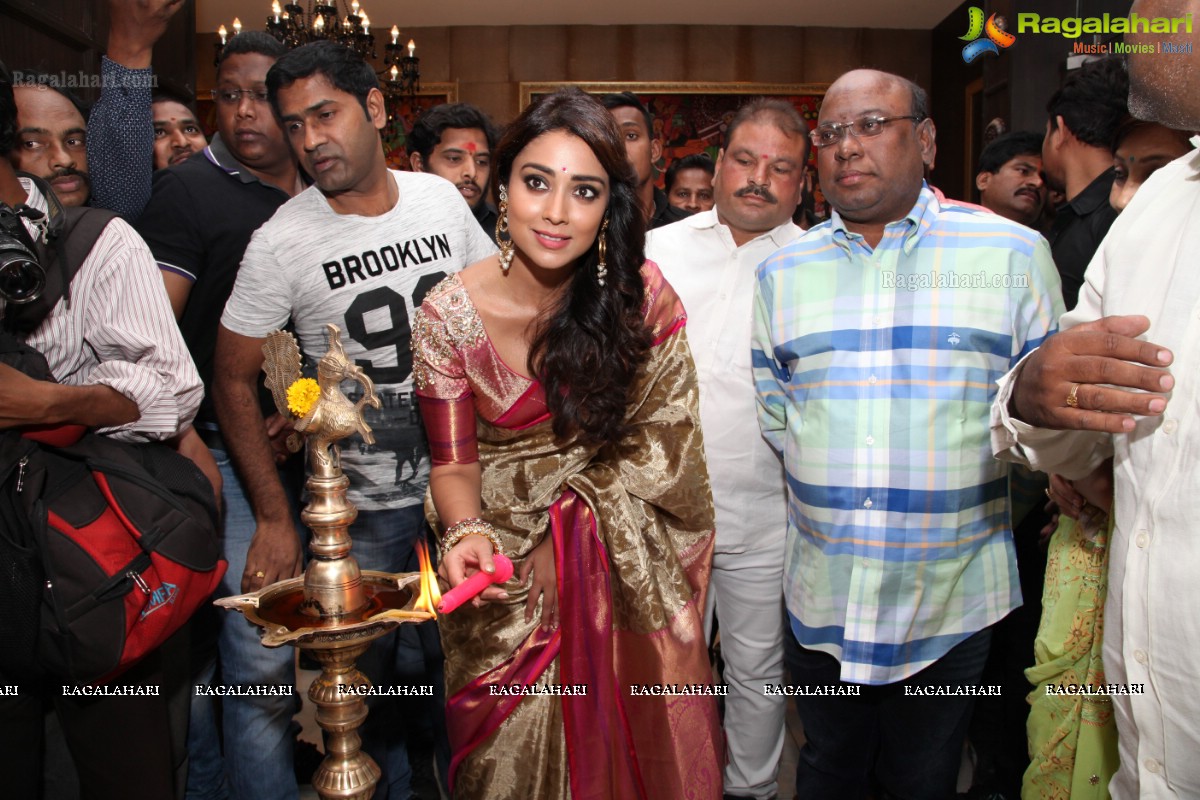 Shriya inaugurats Kancheepuram VRK Silks at Himayat Nagar