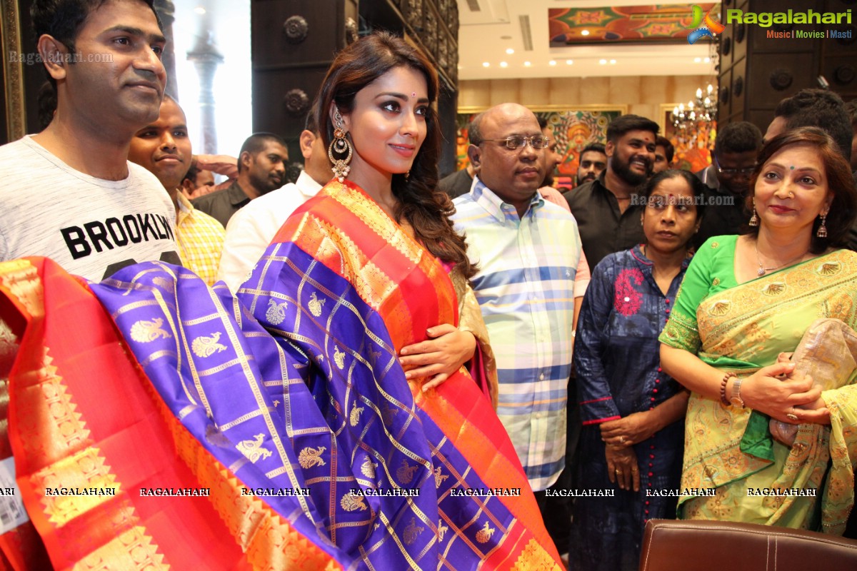 Shriya inaugurats Kancheepuram VRK Silks at Himayat Nagar