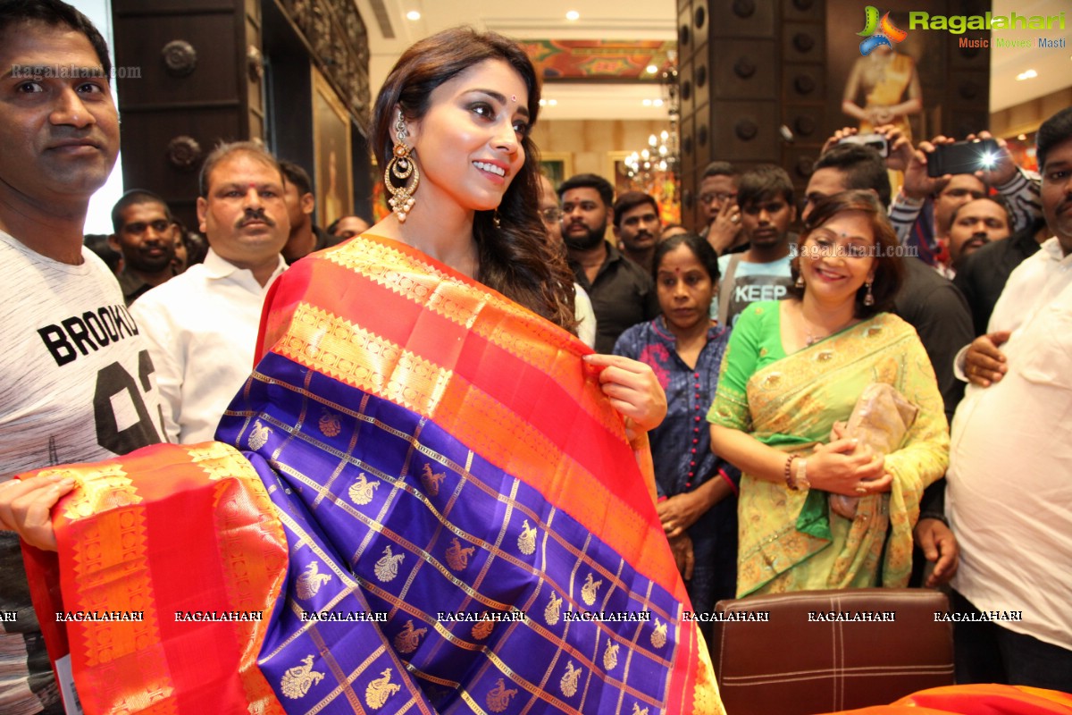 Shriya inaugurats Kancheepuram VRK Silks at Himayat Nagar