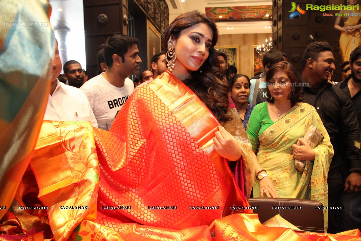 Shriya inaugurats Kancheepuram VRK Silks at Himayat Nagar