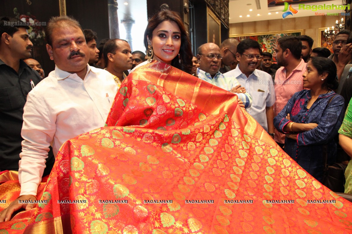 Shriya inaugurats Kancheepuram VRK Silks at Himayat Nagar