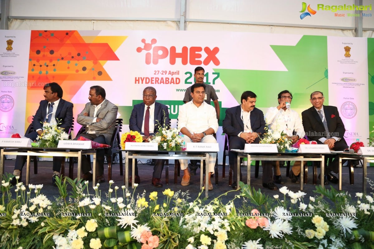 KTR launches IPHEX 2017 at HITEX, Hyderabad