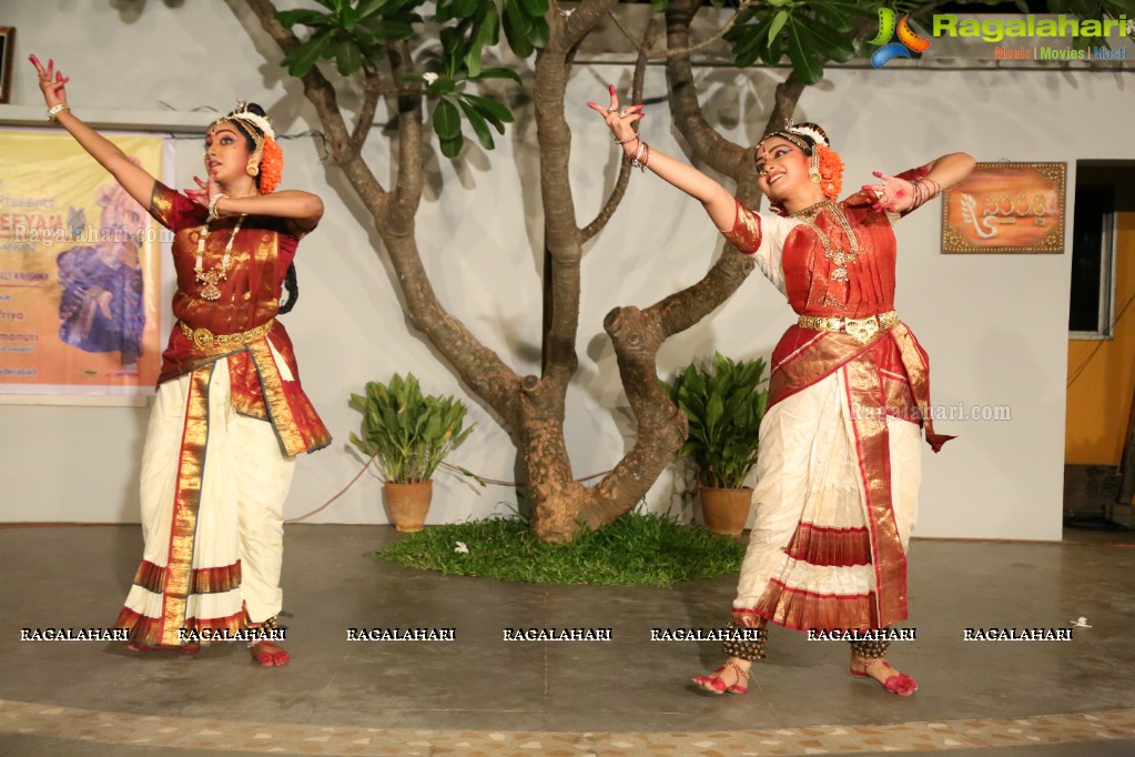 Kuchipudi Dance Performance by Medha and Sharvari at Saptaparni, Banjara Hills, Hyderabad