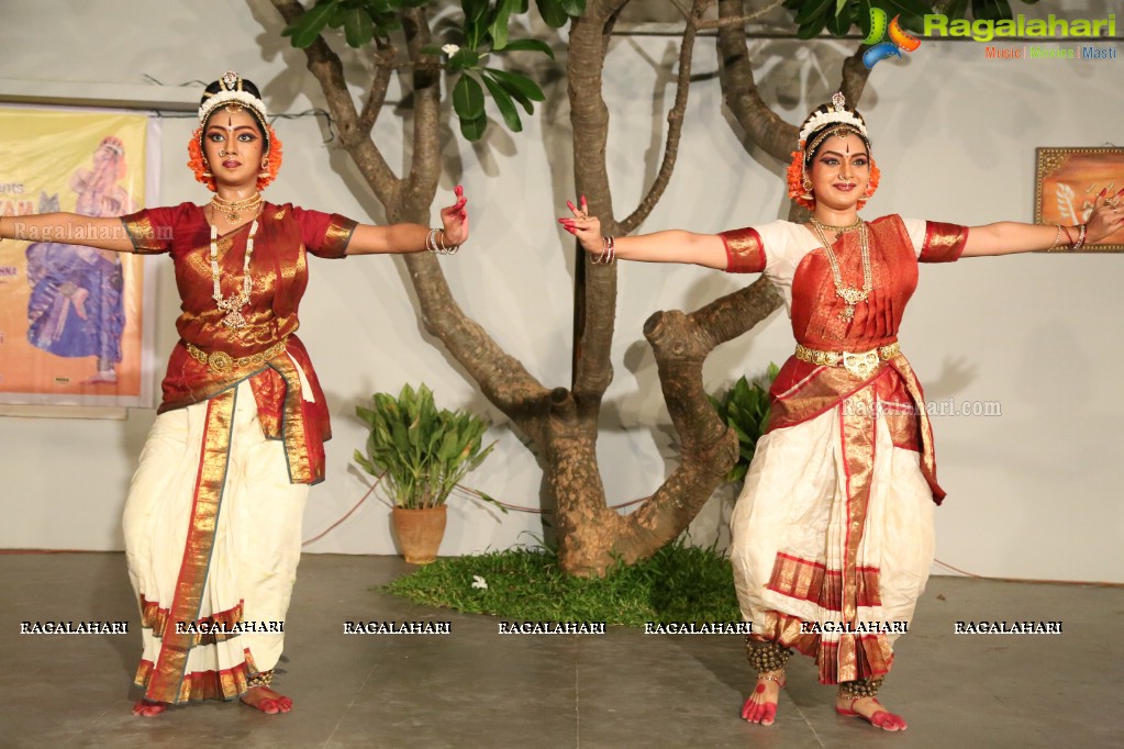 Kuchipudi Dance Performance by Medha and Sharvari at Saptaparni, Banjara Hills, Hyderabad