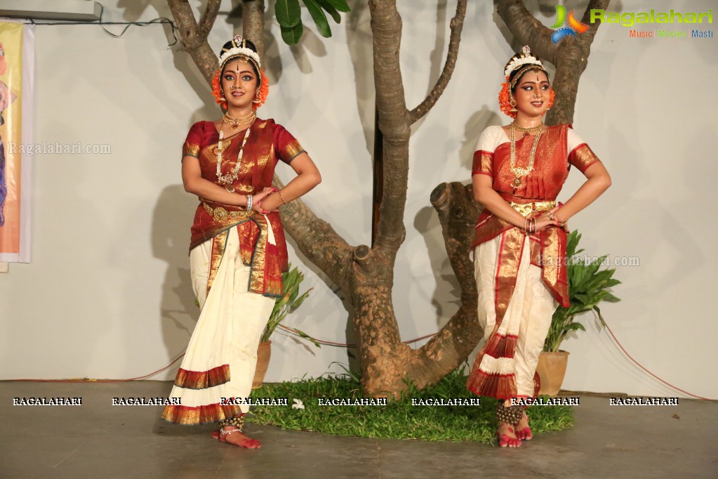 Kuchipudi Dance Performance by Medha and Sharvari at Saptaparni, Banjara Hills, Hyderabad