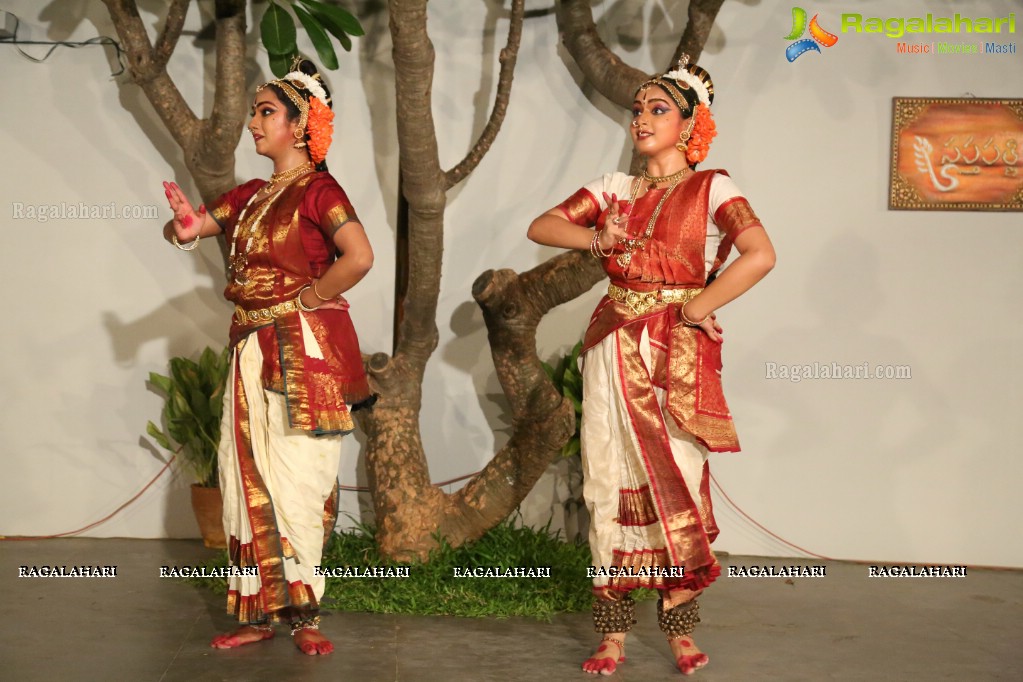 Kuchipudi Dance Performance by Medha and Sharvari at Saptaparni, Banjara Hills, Hyderabad