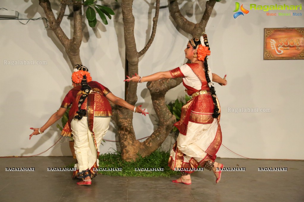 Kuchipudi Dance Performance by Medha and Sharvari at Saptaparni, Banjara Hills, Hyderabad