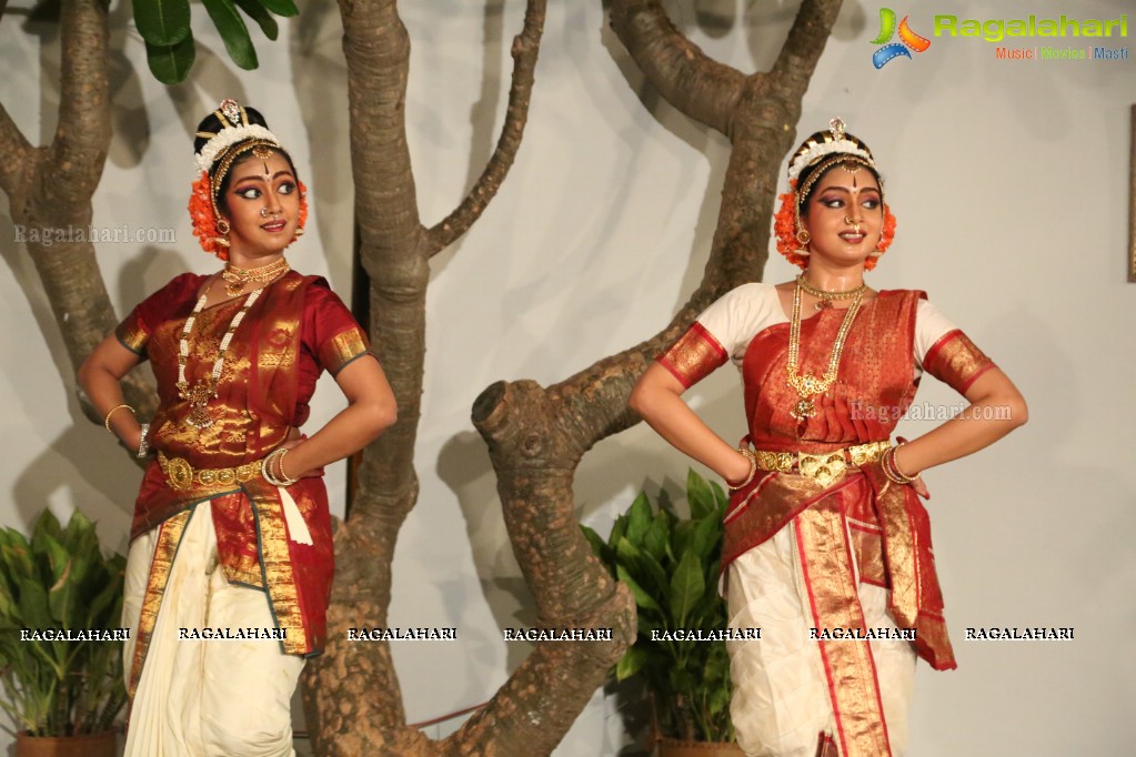 Kuchipudi Dance Performance by Medha and Sharvari at Saptaparni, Banjara Hills, Hyderabad