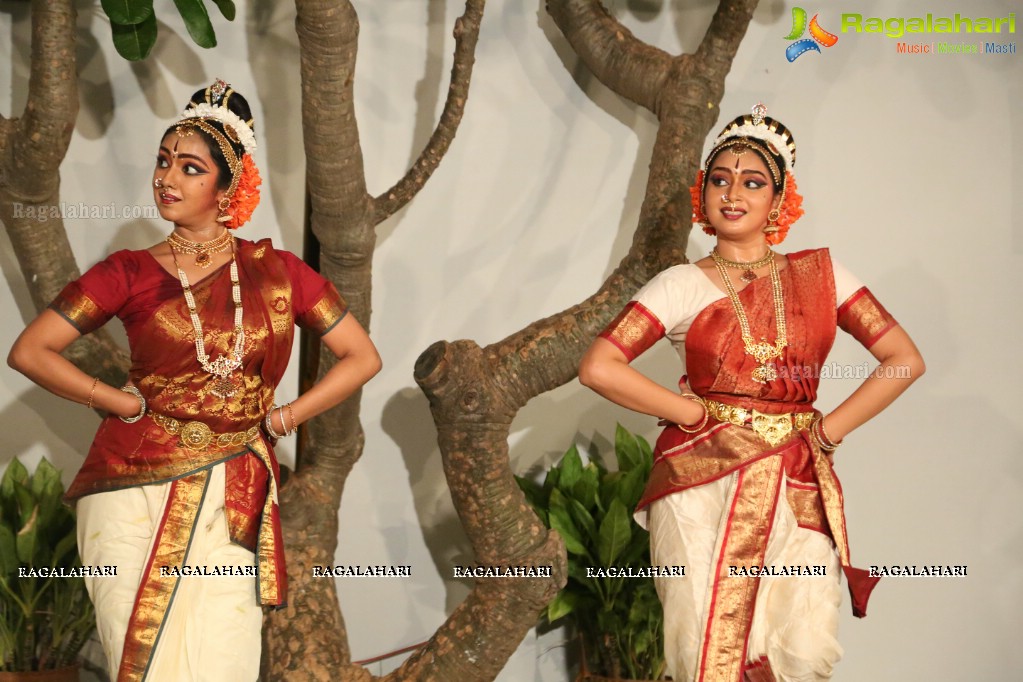 Kuchipudi Dance Performance by Medha and Sharvari at Saptaparni, Banjara Hills, Hyderabad