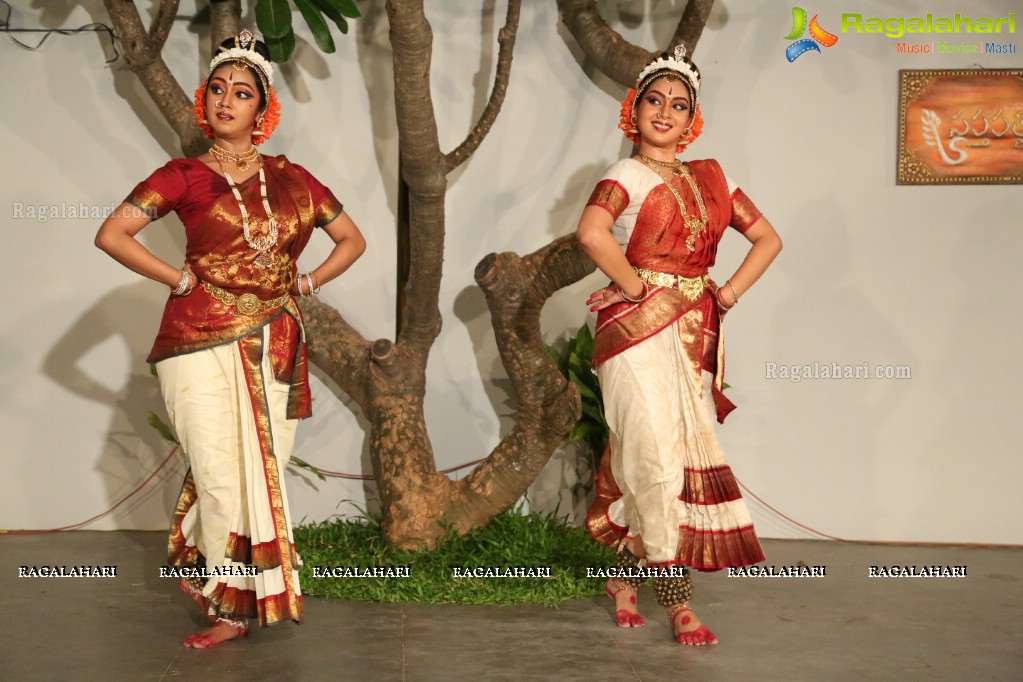 Kuchipudi Dance Performance by Medha and Sharvari at Saptaparni, Banjara Hills, Hyderabad