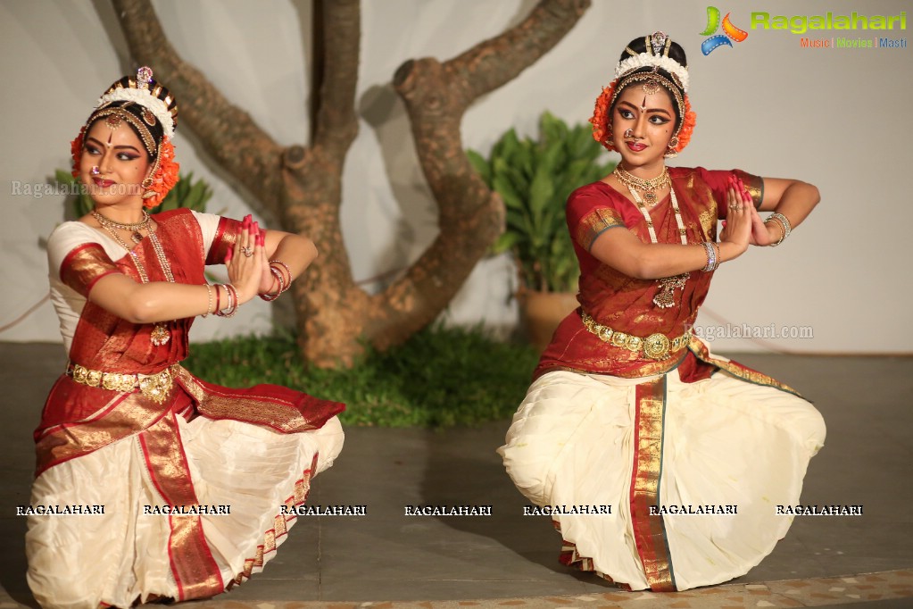 Kuchipudi Dance Performance by Medha and Sharvari at Saptaparni, Banjara Hills, Hyderabad