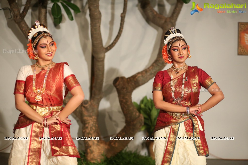 Kuchipudi Dance Performance by Medha and Sharvari at Saptaparni, Banjara Hills, Hyderabad