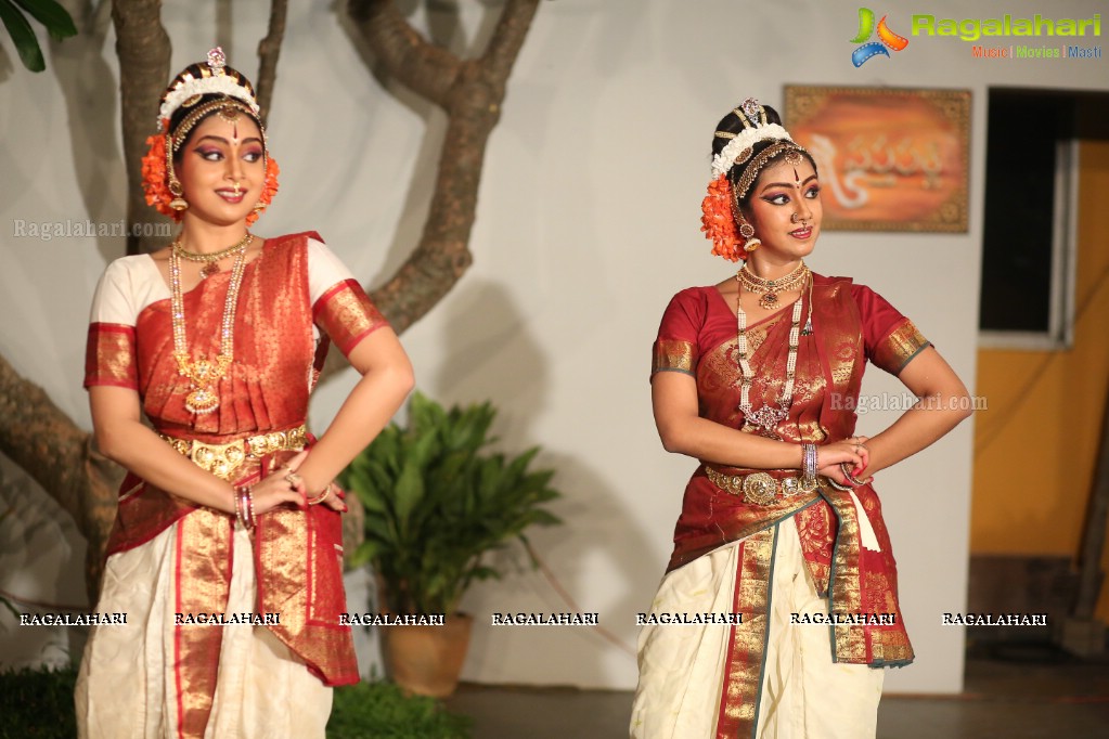 Kuchipudi Dance Performance by Medha and Sharvari at Saptaparni, Banjara Hills, Hyderabad