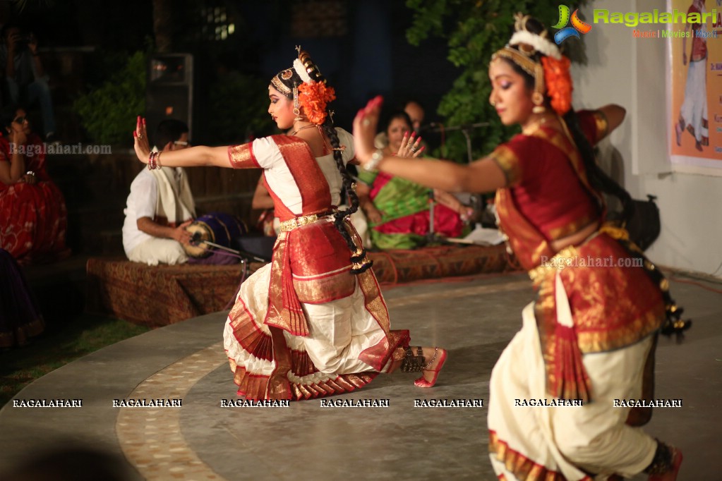 Kuchipudi Dance Performance by Medha and Sharvari at Saptaparni, Banjara Hills, Hyderabad