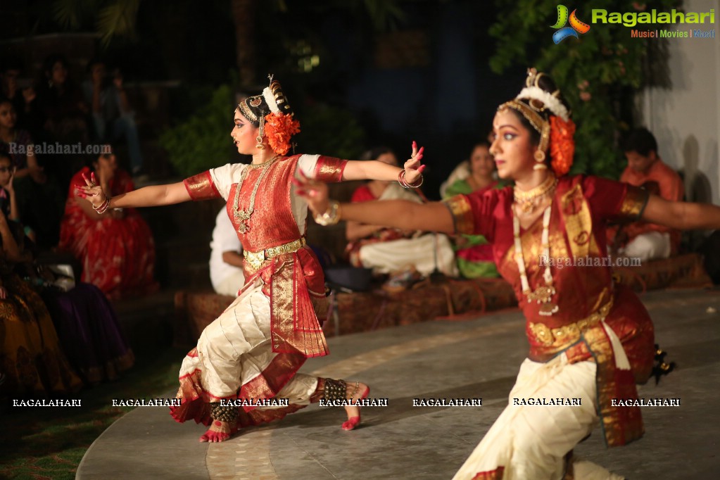 Kuchipudi Dance Performance by Medha and Sharvari at Saptaparni, Banjara Hills, Hyderabad