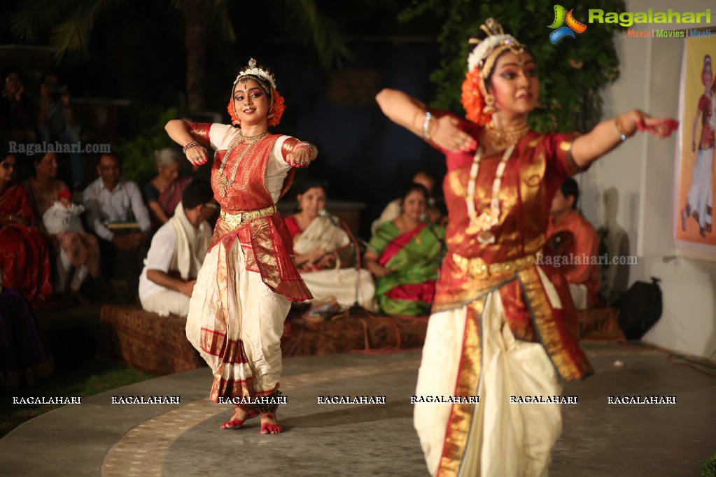 Kuchipudi Dance Performance by Medha and Sharvari at Saptaparni, Banjara Hills, Hyderabad