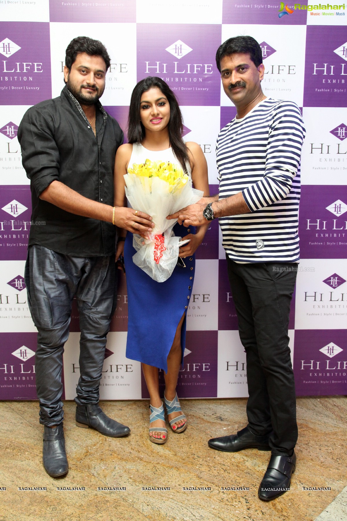 Payal Ghosh, Sai Akshatha and Vinnu Madipati at Hi-Life Luxury Exhibition, Novotel HICC
