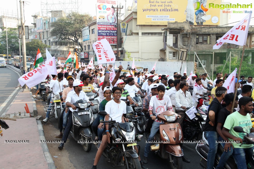 7th Run For Jesus - Biggest Christian Roadshow Rally at LB Stadium, Hyderabad