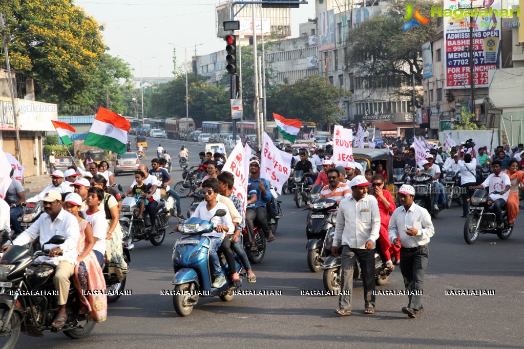 7th Run For Jesus - Biggest Christian Roadshow Rally at LB Stadium, Hyderabad