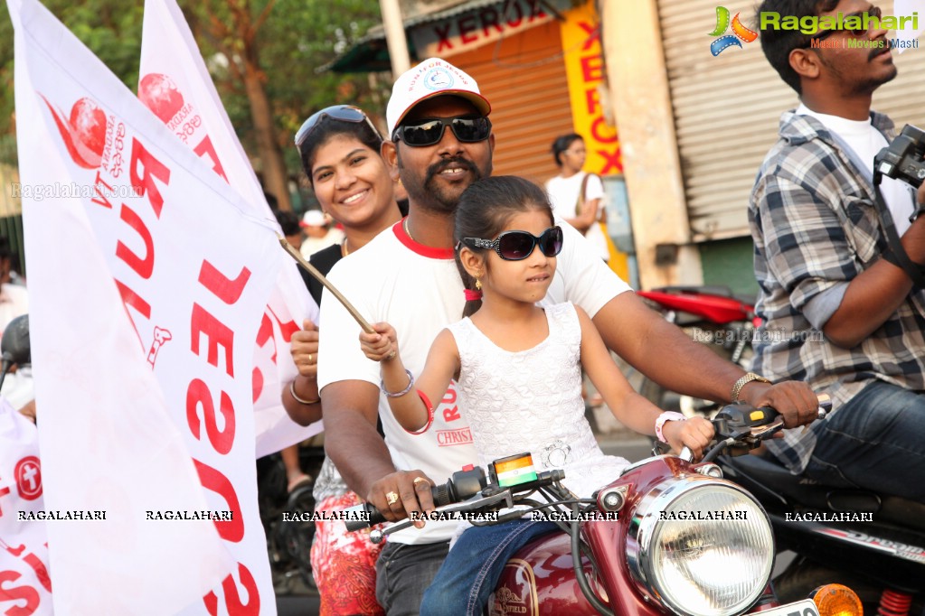 7th Run For Jesus - Biggest Christian Roadshow Rally at LB Stadium, Hyderabad