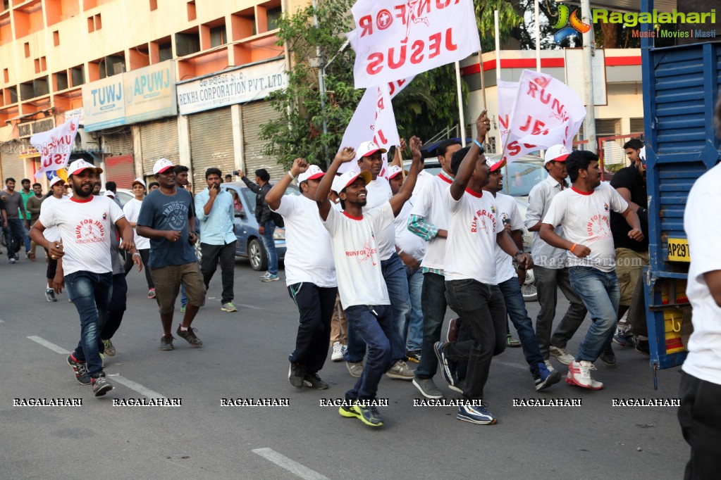 7th Run For Jesus - Biggest Christian Roadshow Rally at LB Stadium, Hyderabad