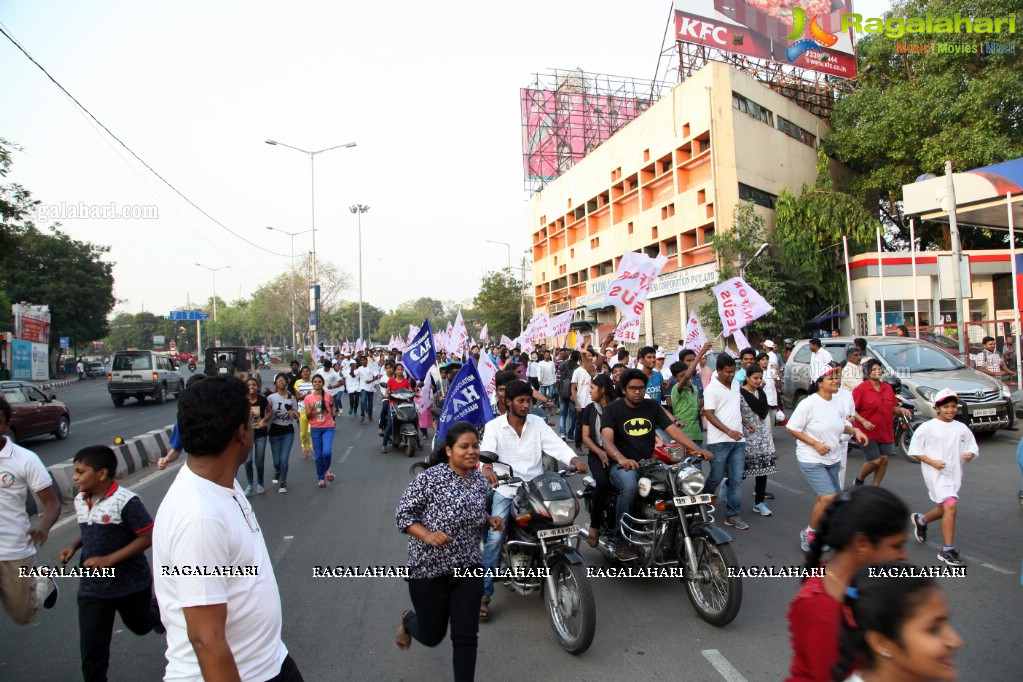 7th Run For Jesus - Biggest Christian Roadshow Rally at LB Stadium, Hyderabad