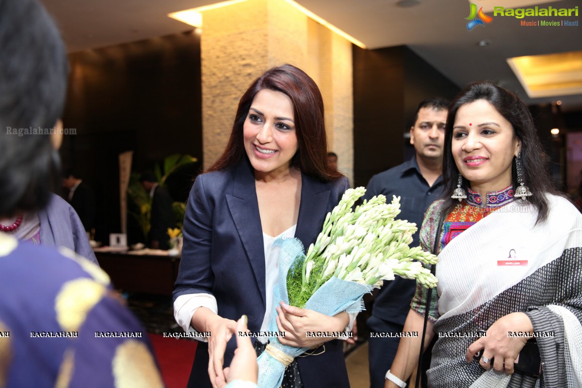 FICCI, FLO and YFLO Interaction with Sonali Bendre Behl at Park Hyatt, Hyderabad