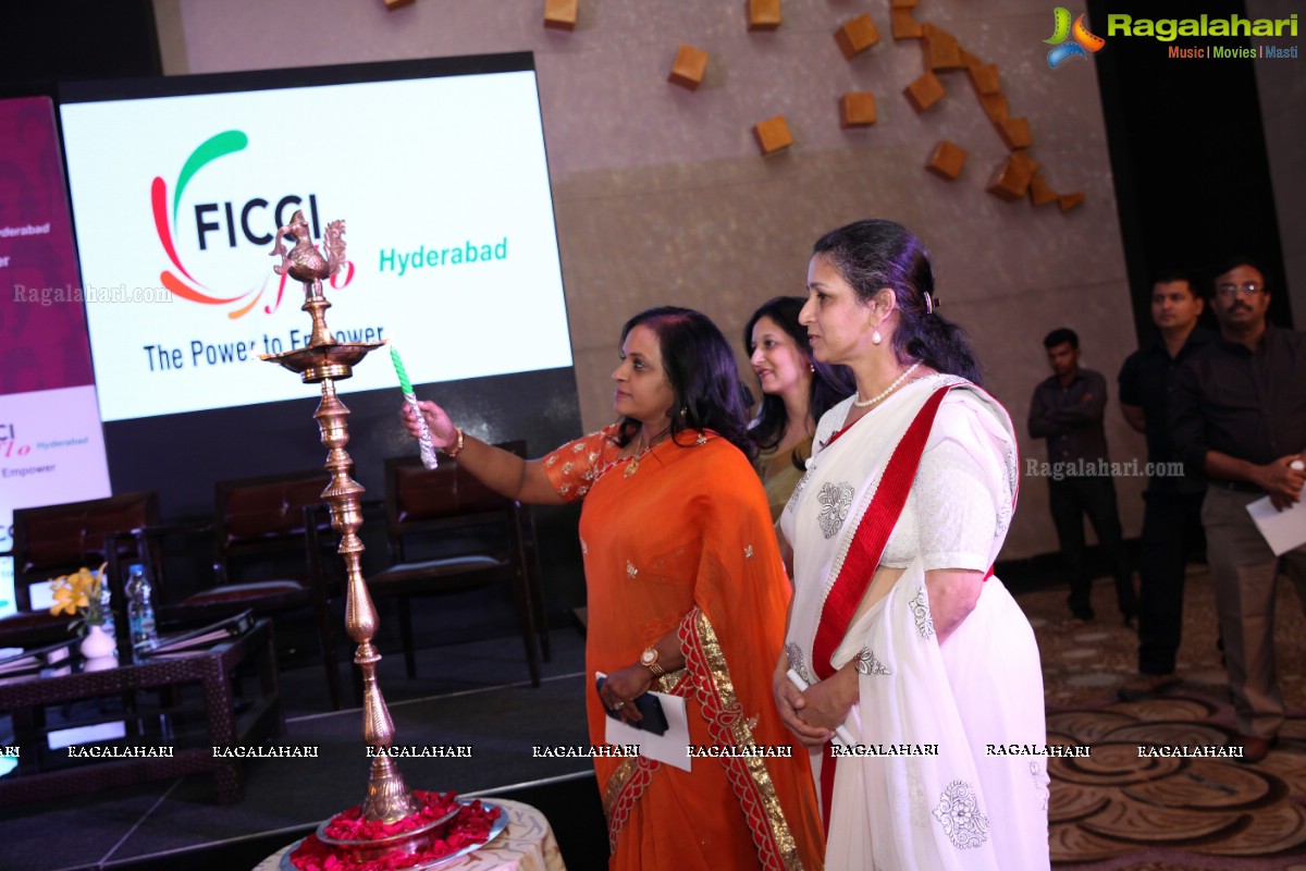 FICCI, FLO and YFLO Interaction with Sonali Bendre Behl at Park Hyatt, Hyderabad