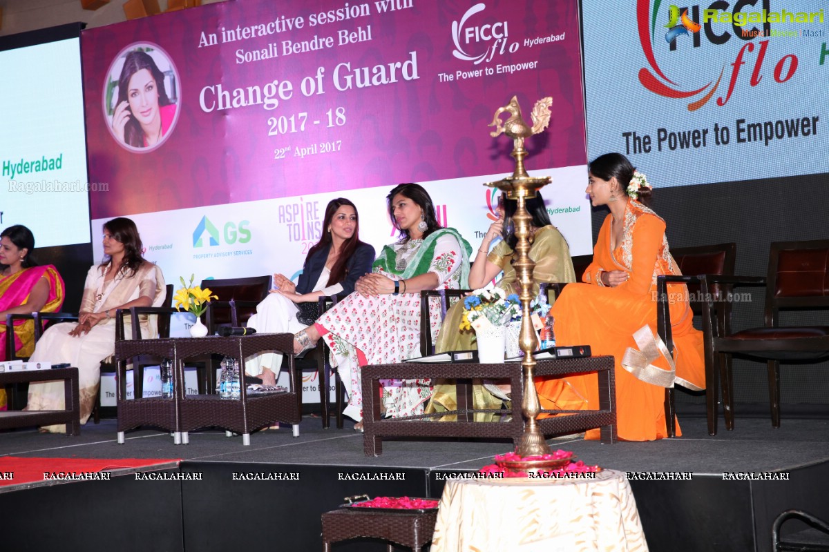 FICCI, FLO and YFLO Interaction with Sonali Bendre Behl at Park Hyatt, Hyderabad