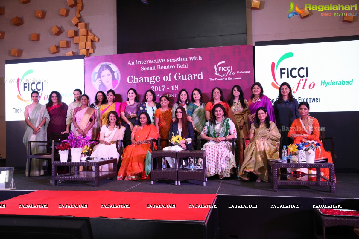 FICCI, FLO and YFLO Interaction with Sonali Bendre Behl at Park Hyatt, Hyderabad
