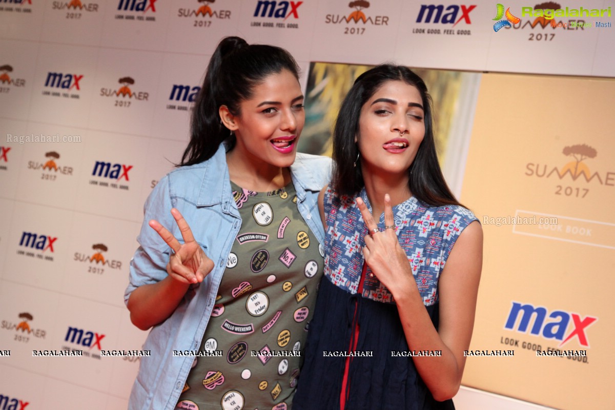 Sree Mukhi launches the MAX Summer Look-book and Summer 2017 Collection in Hyderabad