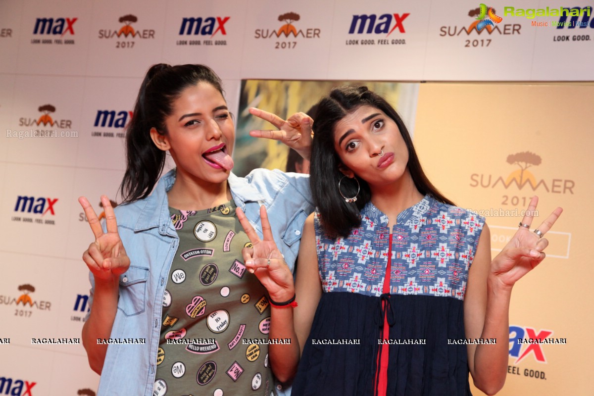 Sree Mukhi launches the MAX Summer Look-book and Summer 2017 Collection in Hyderabad